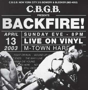 CD Backfire!: Live At CBGB's