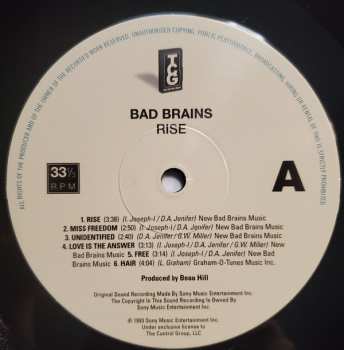LP Bad Brains: Rise