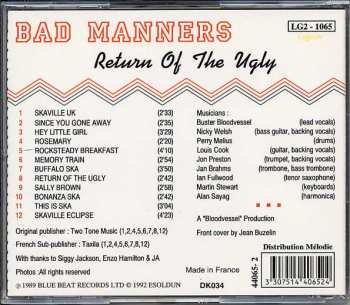 CD Bad Manners: Return Of The Ugly