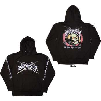 Marchandises Bad Omens: Bad Omens Unisex Pullover Hoodie: Skull And Candles (black) (back Print) (small) S