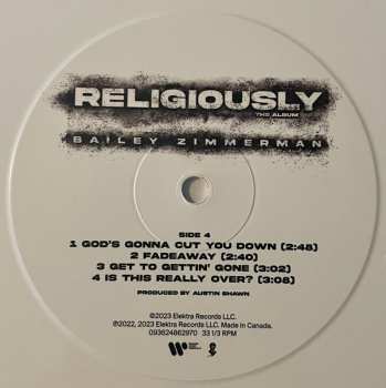 2LP Bailey Zimmerman: Religiously The Album CLR