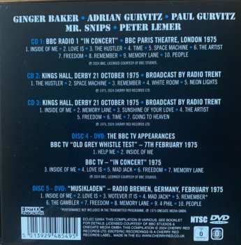 3CD/2DVD/Coffret Baker Gurvitz Army: Neon Lights (The Broadcasts 1975)