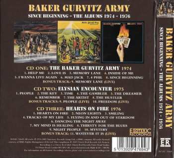 3CD/Coffret Baker Gurvitz Army: Since Beginning (The Albums 1974-1976)
