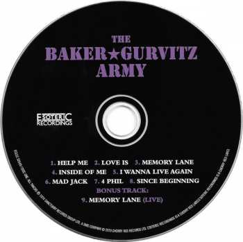 3CD/Coffret Baker Gurvitz Army: Since Beginning (The Albums 1974-1976)