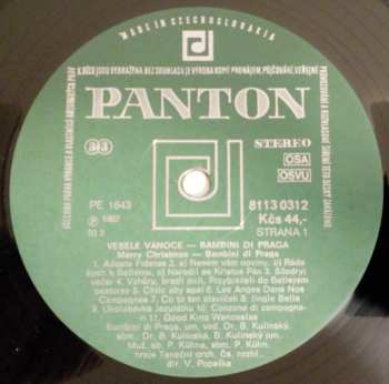 LP Bambini Di Praga: Veselé Vánoce = Merry Christmas