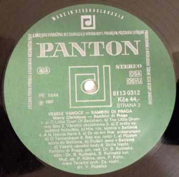 LP Bambini Di Praga: Veselé Vánoce = Merry Christmas