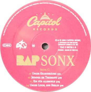 2LP BAP: Sonx