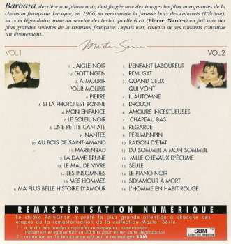 2CD Barbara: Master Serie Vol.1 & 2