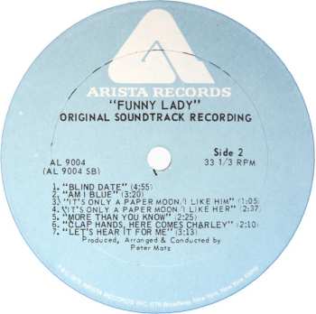 LP Barbra Streisand: Funny Lady (Original Soundtrack Recording)