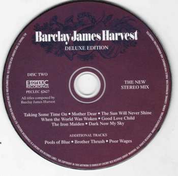 3CD/DVD Barclay James Harvest: Barclay James Harvest DLX | LTD