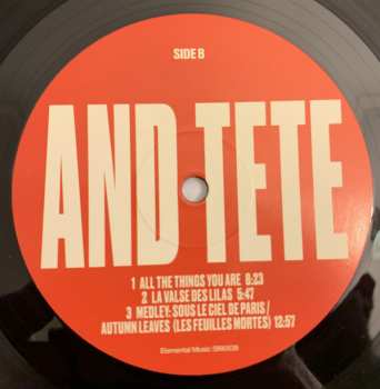 LP Barney Wilen: Barney and Tete Grenoble '88 LTD