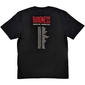 Marchandises Baroness: Baroness Unisex T-shirt: Razor Bloom (back Print) (small) S