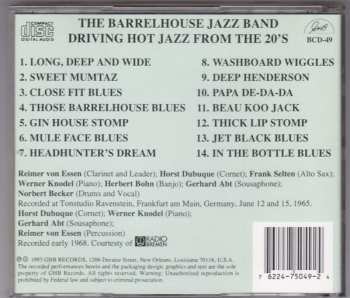 CD Barrelhouse Jazzband: Driving Hot Jazz From The 20's