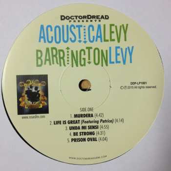 LP Barrington Levy: Acousticalevy LTD