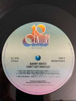 LP Barry White: Can't Get Enough