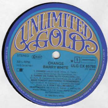 LP Barry White: Change