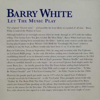 CD Barry White: Let The Music Play