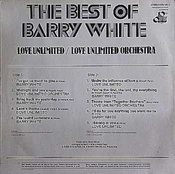 LP Love Unlimited Orchestra: Best Of Barry White, Love Unlimited / Love Unlimited Orchestra