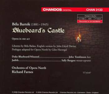 CD/Coffret Béla Bartók: Bluebeard's Castle