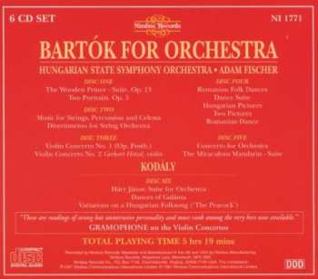 6CD Béla Bartók: Bartók For Orchestra