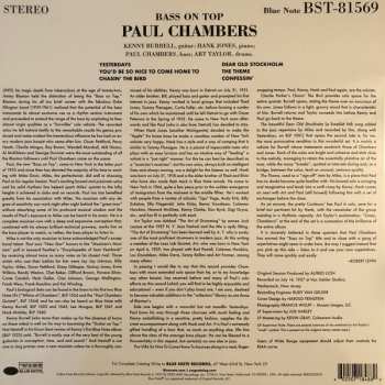 LP Paul Chambers Quartet: Bass On Top
