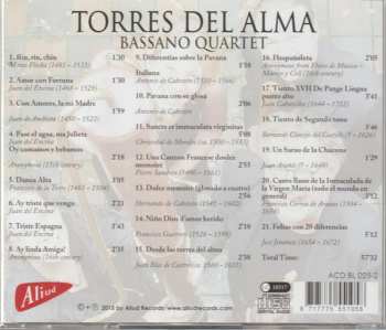 CD Bassano Quartet: Torres Del Alma: Highlights Of The Spanish Consort Music