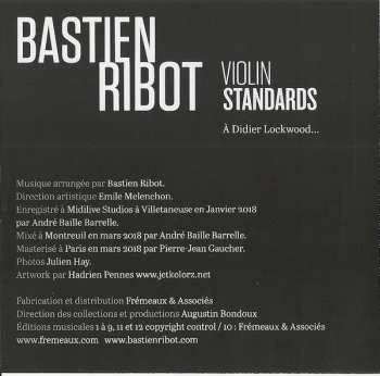 CD Bastien Ribot: Violin standards