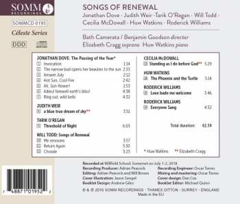 CD Bath Camerata: Songs Of Renewal