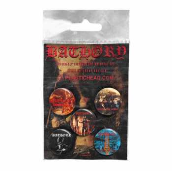 Merch Bathory: Ensemble de plaques Bathory Button Badge Set