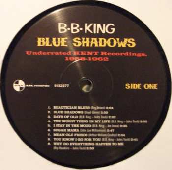 LP B.B. King: Blue Shadows - Underrated Kent Recordings 1958-1962 LTD
