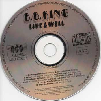 CD B.B. King: Live & Well