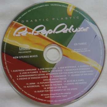 4CD/2DVD/Coffret Be Bop Deluxe: Drastic Plastic LTD | DLX