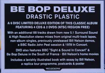 4CD/2DVD/Coffret Be Bop Deluxe: Drastic Plastic LTD | DLX