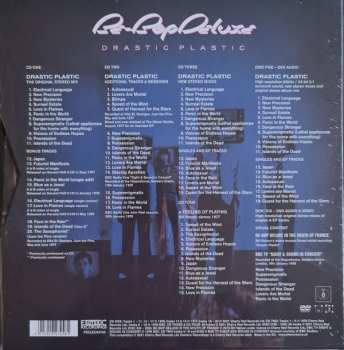 4CD/2DVD/Coffret Be Bop Deluxe: Drastic Plastic LTD | DLX
