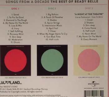 3CD/Coffret Beady Belle: Songs From A Decade: The Best Of Beady Belle