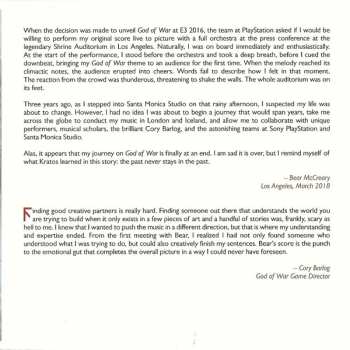 CD Bear McCreary: God Of War