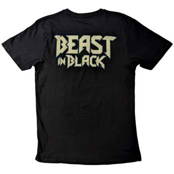 Marchandises Beast In Black: Beast In Black Unisex T-shirt: Dark Connection Girl (back Print) (small) S