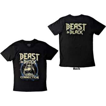 Marchandises Beast In Black: Beast In Black Unisex T-shirt: Dark Connection Girl (back Print) (small) S