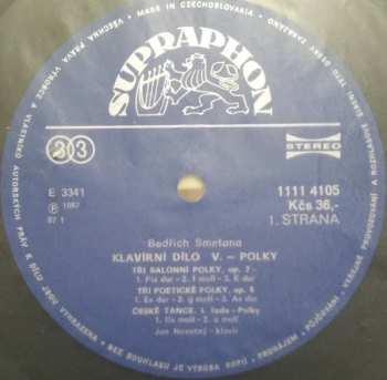 LP Bedřich Smetana: Klavírní Dílo - Polky