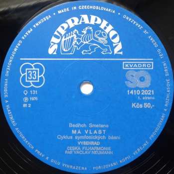 2LP The Czech Philharmonic Orchestra: Má Vlast