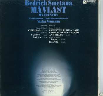 2LP The Czech Philharmonic Orchestra: Má Vlast = My Country (2xLP - ČERNÝ ŠTÍTEK - 86/1 - KRÁSNÝ OBAL)