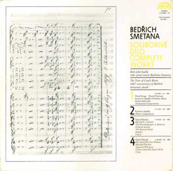 10LP/Coffret Bedřich Smetana: Souborné Dílo = Complete Works 1