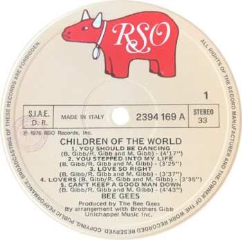 LP Bee Gees: Children Of The World