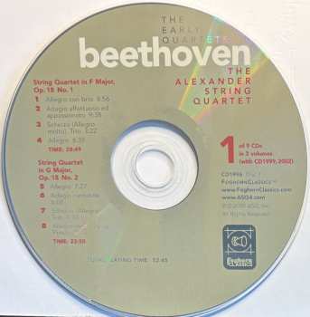 9CD/Coffret Ludwig van Beethoven: The Complete String Quartets