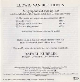 CD Ludwig van Beethoven: IX. Symphonie D-Moll Op. 125 