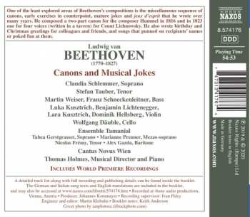 CD Ludwig van Beethoven: Canons And Musical Jones