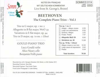 CD Ludwig van Beethoven: Piano Trios Vol. 1