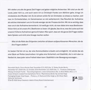 2CD Ludwig van Beethoven: Symphonies 1 / 2 / 7