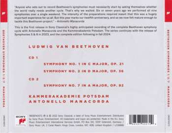 2CD Ludwig van Beethoven: Symphonies 1 / 2 / 7