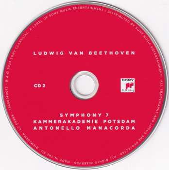 2CD Ludwig van Beethoven: Symphonies 1 / 2 / 7